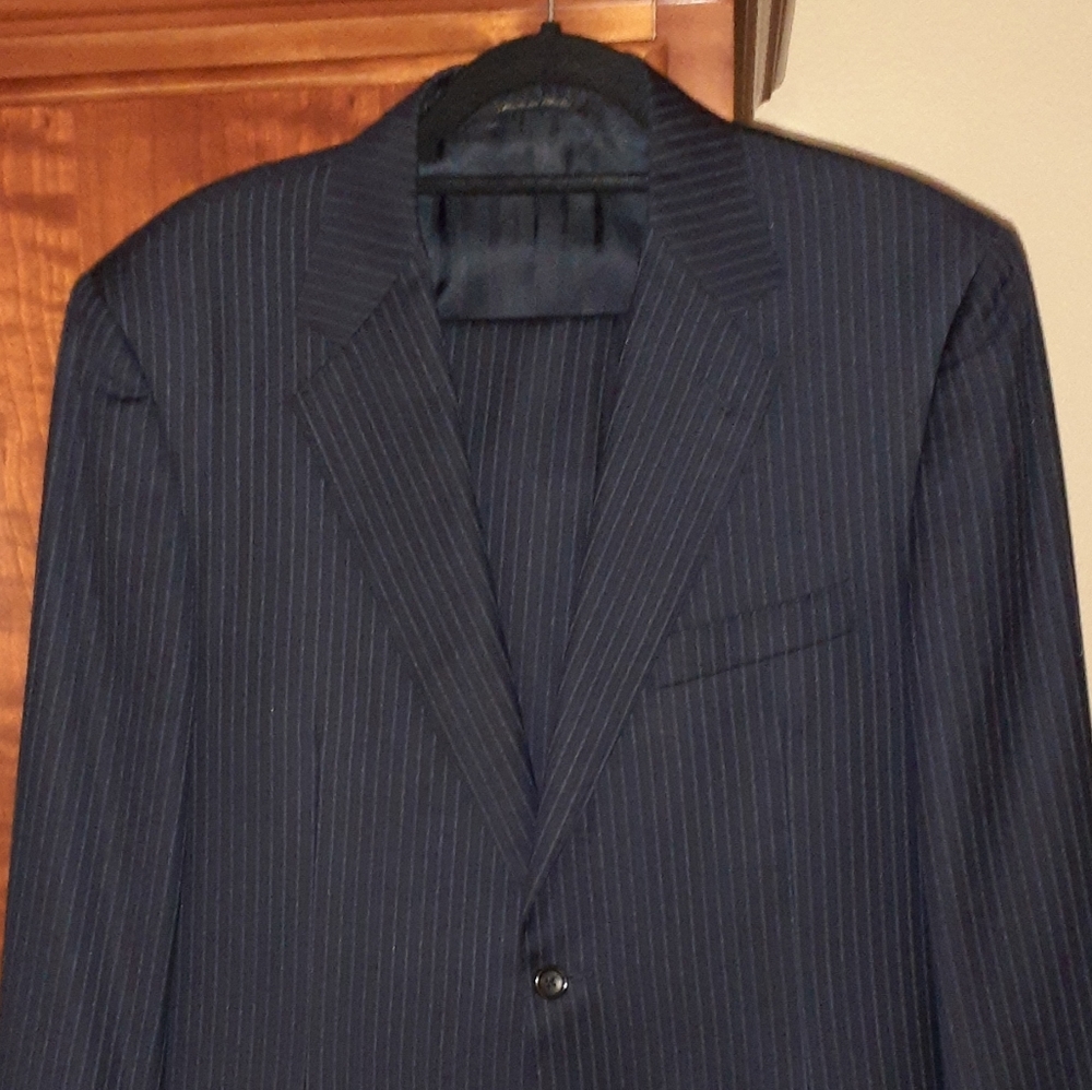 Canali Suit Grey Pinstripe US sz 40R 34